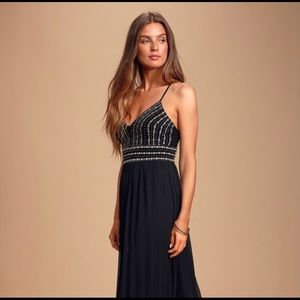 Black maxi Lulu’s dress-XL